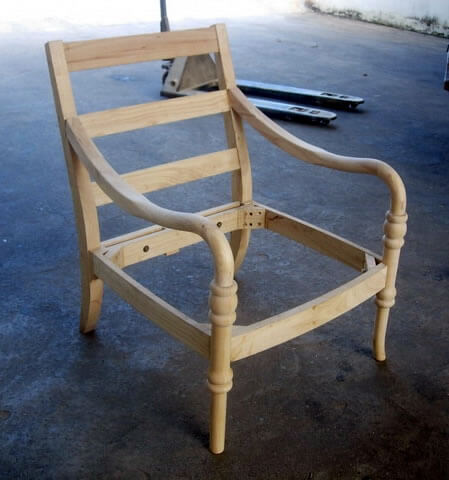 Chair Frames Assembled - Unfinished Wood Chair Frame