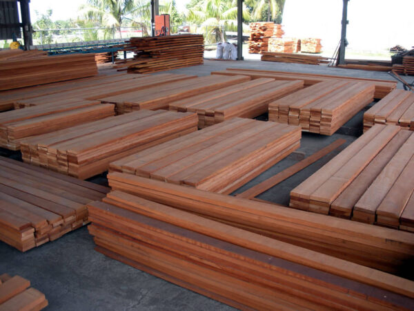 Fijian Genuine Mahogany Lumber Yard