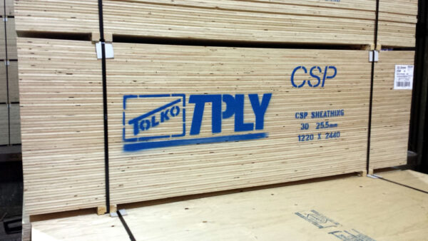 Industrial Lumber - Canadian Softwood Plywood CSP Sheathing 1220x2440